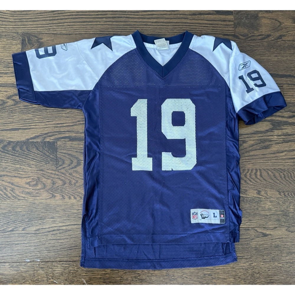 Reebok Vintage Dallas Cowboys Austin‎ #19 Throwback Jersey Blue Youth Large